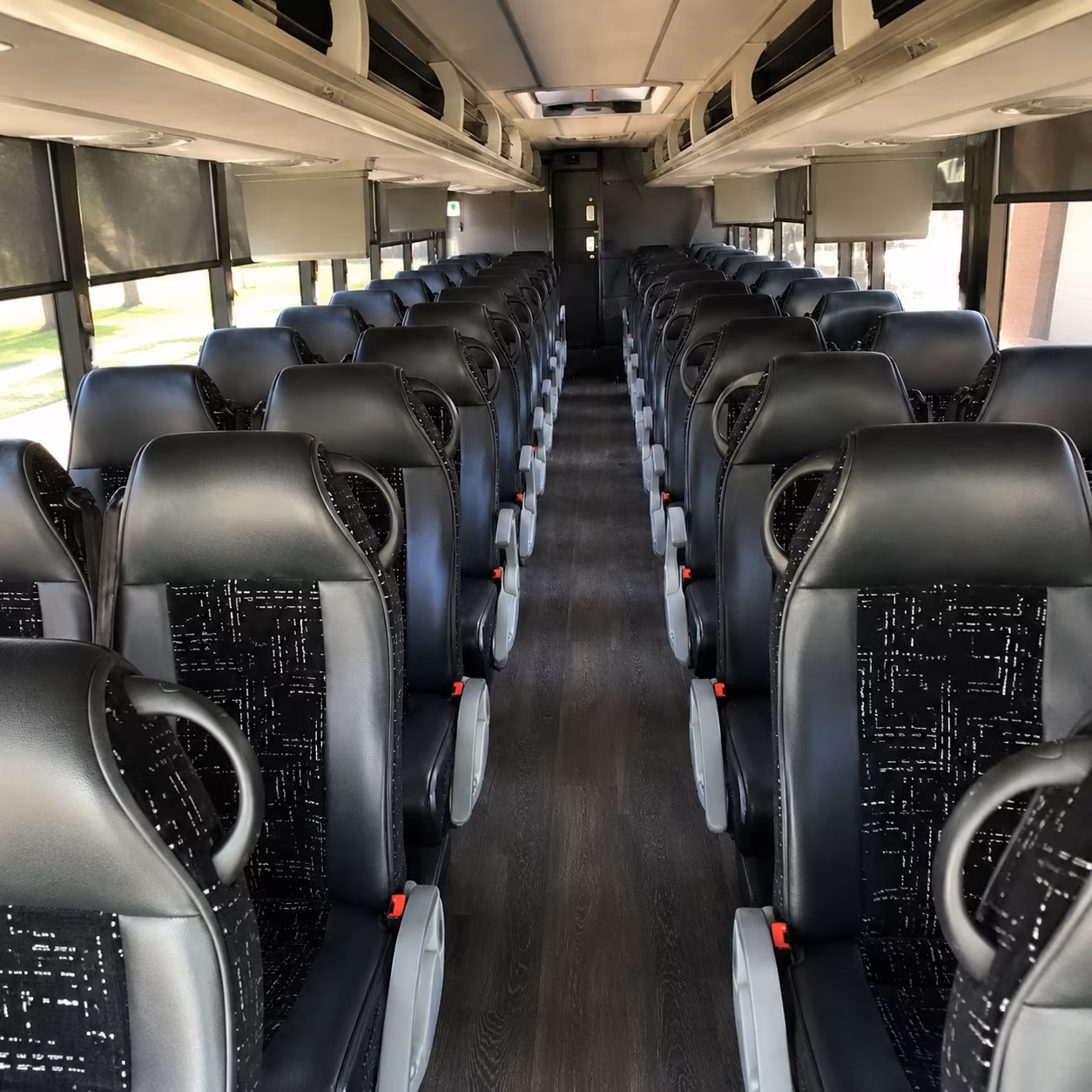 chandler charter bus services interior